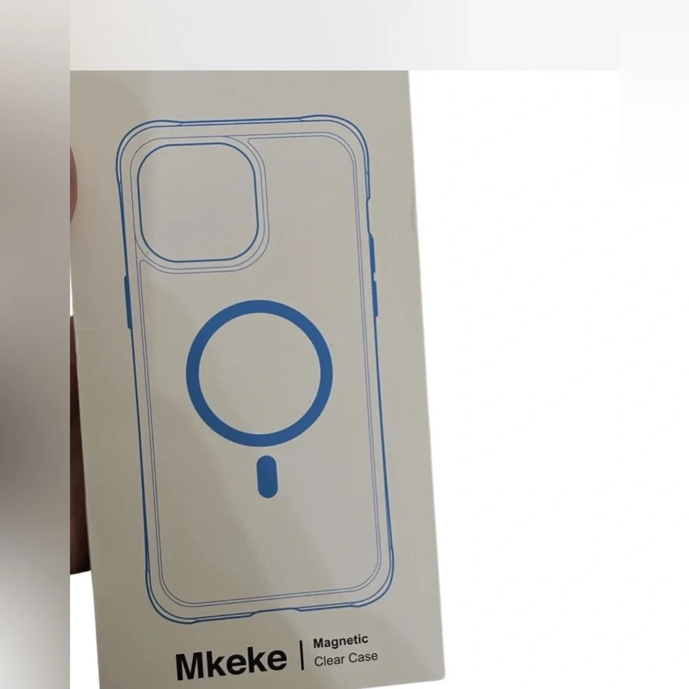 Mkeke Clear Magnetic‎ iPhone 14 Pro Case Magsafe Compatible, Military-Grade Drop